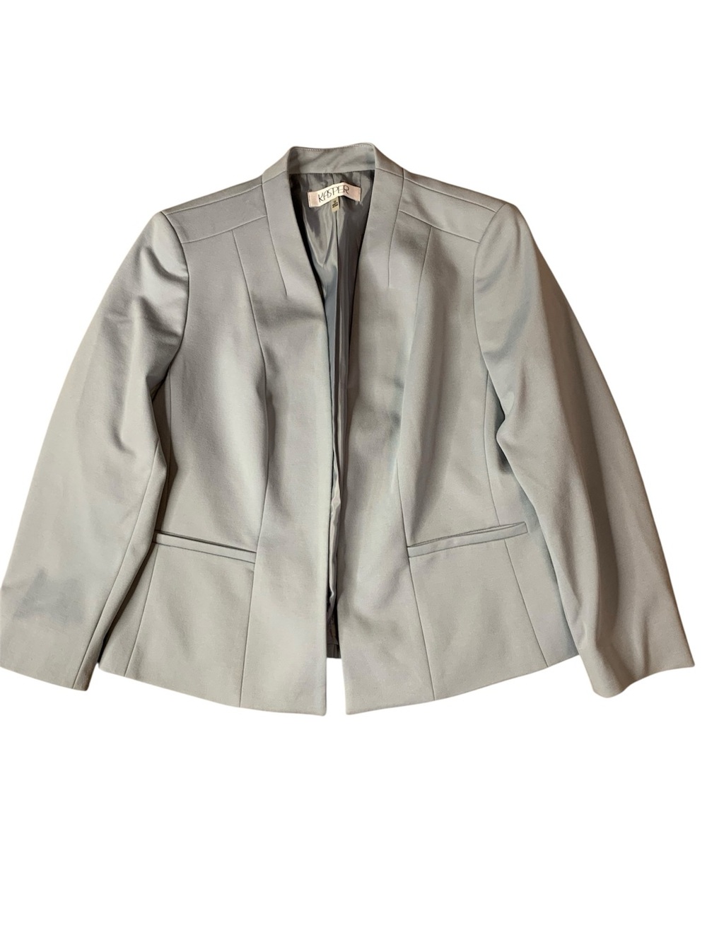 KASPER Light Blue Open Front Blazer - Women’s Size 10